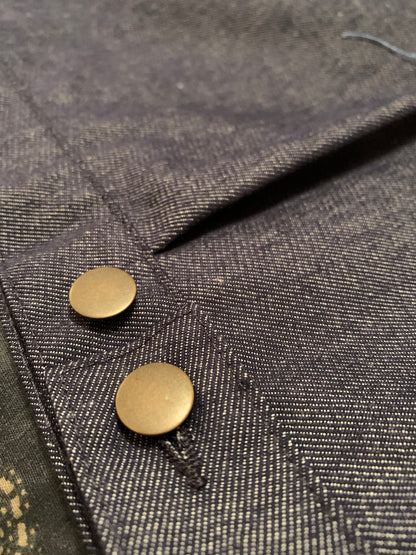 Blouson Custom Only en Jean brodé
