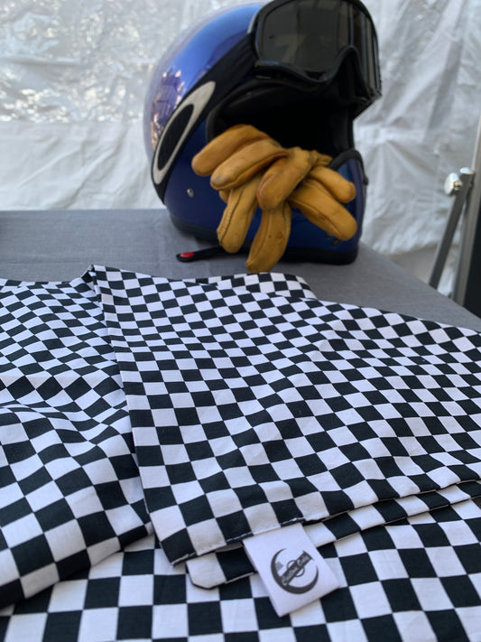 Bandana doublé à Damier