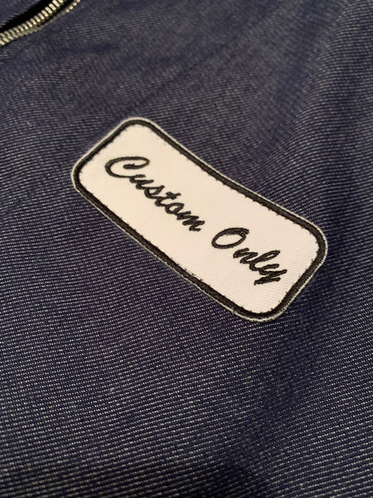 Blouson Custom Only en Jean brodé